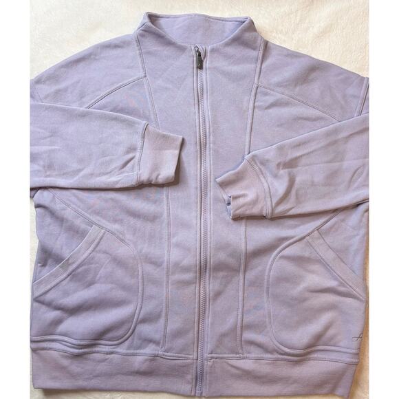 Freely Jackets & Blazers - Freely Women’s XL Full Zip Lt Purple Jacket NWOTs